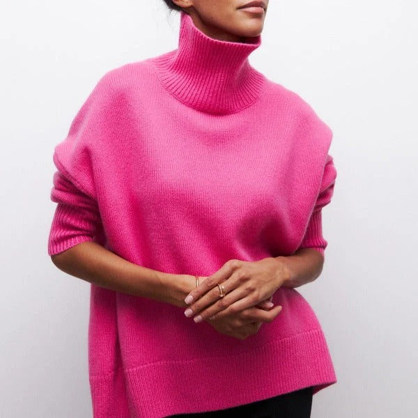Agata - Jersey de cuello alto