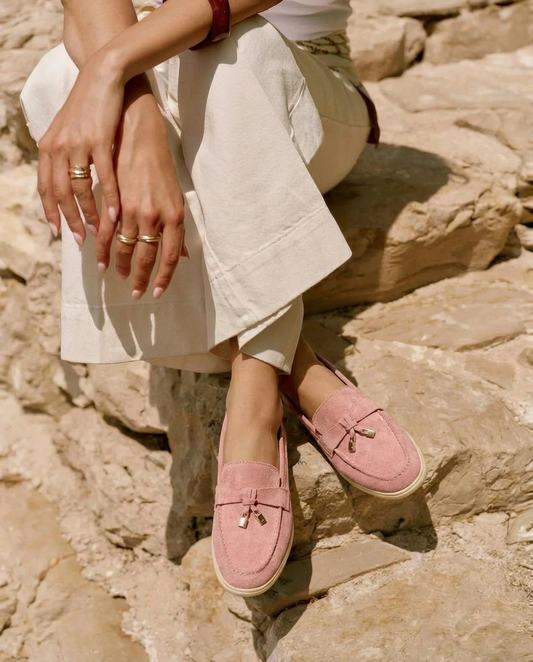 Andrea- Mocasines Rosa