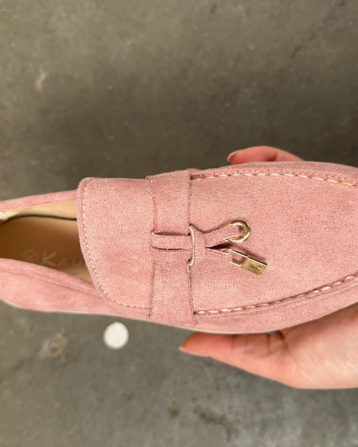 Andrea- Mocasines Rosa